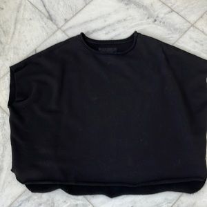 Frank and Eileen triple fleece original capelet, Black, O/S. Perfect condition!